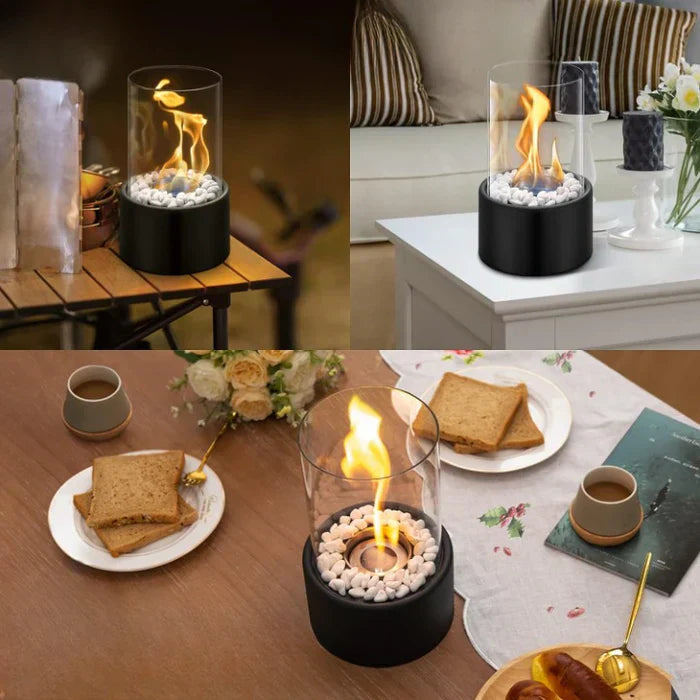 Portable Table Fire Lantern Outdoor Lamp