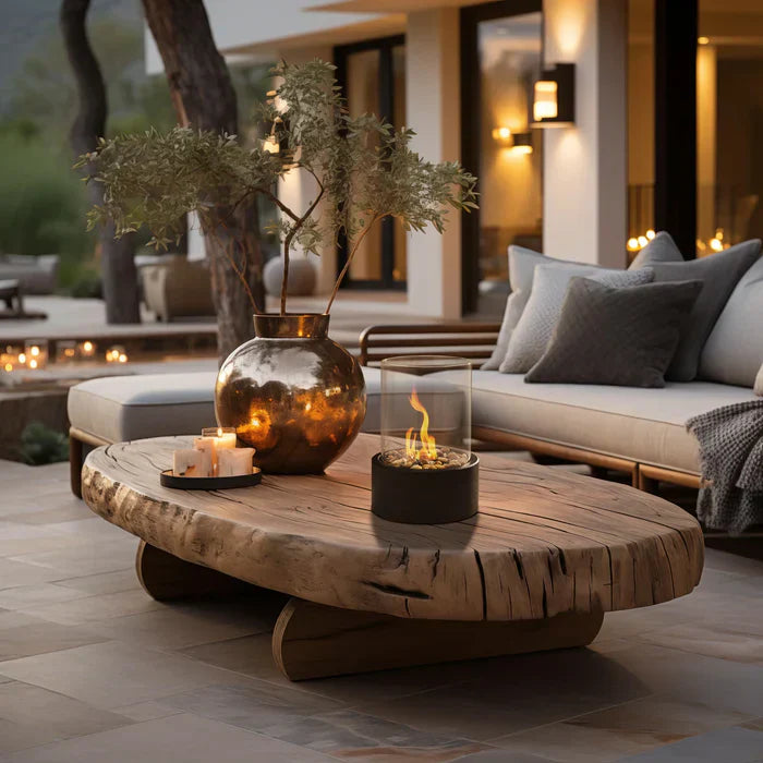 Portable Table Fire Lantern Outdoor Lamp